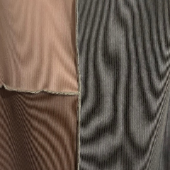 Storia Blue Gray Asymmetrical Slip Mini Dress - Picture 5 of 11